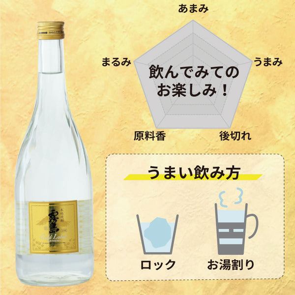 赤霧島900 黒霧島900 霧島ゴールド720 霧島飲み比べギフトセット