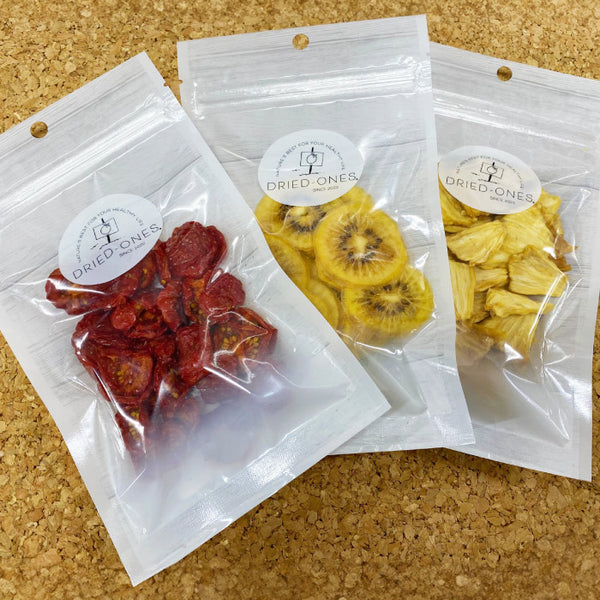 クリックポスト送料無料 ドライド-ワンズ ドライ パイナップル 40g + ドライ ミニトマト 25g + ドライ キウイ 30g 計3個 セット
