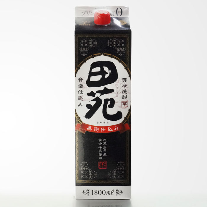 田苑　芋 焼酎 黒ラベル 1800ml 25%×6本 田苑 芋 黒ラベル – 酒匠さんそう