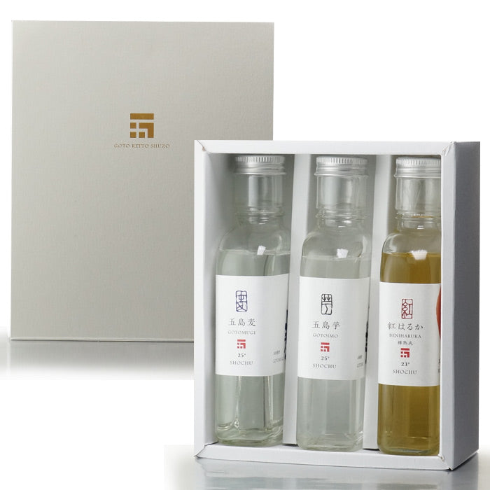 五年古酒 720ml 30% 本格焼酎　3本セット　送料込み 五島列島酒造 アソートセット3A（五島麦・五島芋・五島芋紅はるか）各