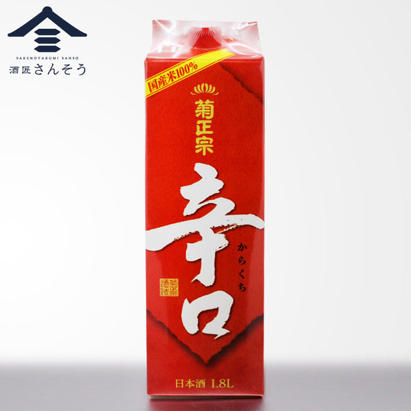 菊正宗 辛口 1800ml パック | 辛口日本酒  | 酒匠さんそう