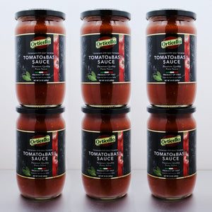 オルティチェロ トマト&バジル パスタソース 680g 6本セット | イタリア産 保存料不使用 | 酒匠さんそう