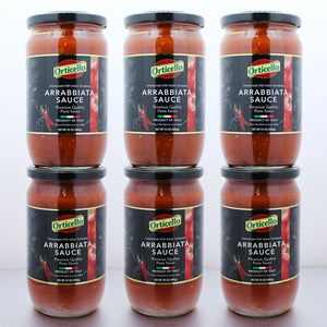 オルティチェロ アラビアータソース 680g 6本セット | イタリア産 保存料不使用 | 酒匠さんそう