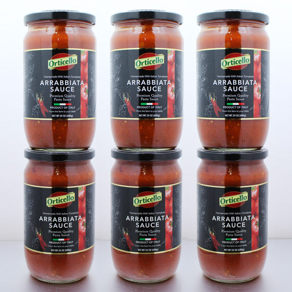 オルティチェロ アラビアータソース 680g 6本セット | イタリア産 保存料不使用 | 酒匠さんそう