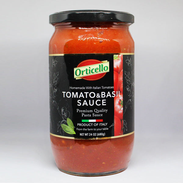 オルティチェロ トマト&バジル パスタソース 680g 6本セット | イタリア産 保存料不使用 | 酒匠さんそう
