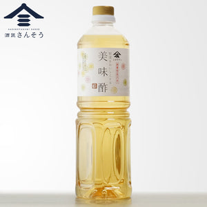 庄分酢 美味酢 1000ml | 福岡の老舗300年 調味酢 | 酒匠さんそう