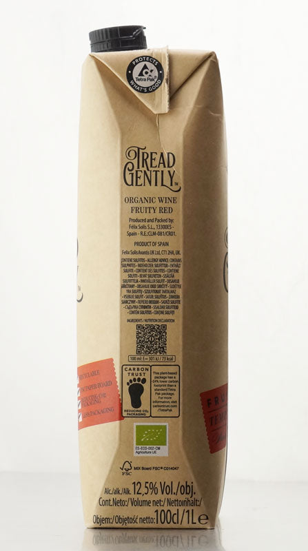 トレッド・ジェントリー オーガニック テンプラニーリョ パック "TREAD GENTLY ORGANIC TEMPRANILLO"