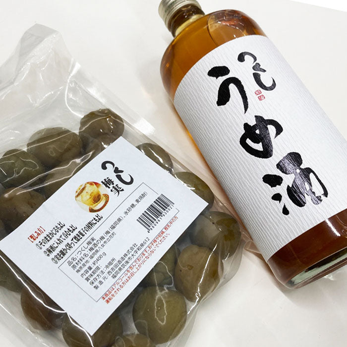 小梅ページ つくし 梅酒 12度 720ml +つくし梅実 約400g セット – 酒匠さんそう